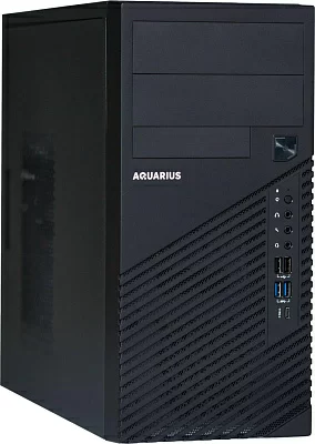 ПК Aquarius Pro P30 K44 R53 MT i3 10105 16Gb 1Tb SSD256Gb HDG noOS Eth WiFi 450W kb мышь