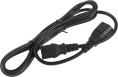 Шнур питания Hyperline PWC-IEC13-IEC14-1.8-BK C13-С14 проводник.:3x0.75мм2 1.8м 250В 10А упак.:1шт черный