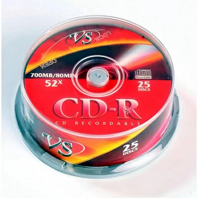 Диски VS CD-R 80 52x CB/25