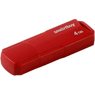 Накопитель SmartBuy Clue SB4GBCLU-R USB2.0 Flash Drive 4Gb (RTL)