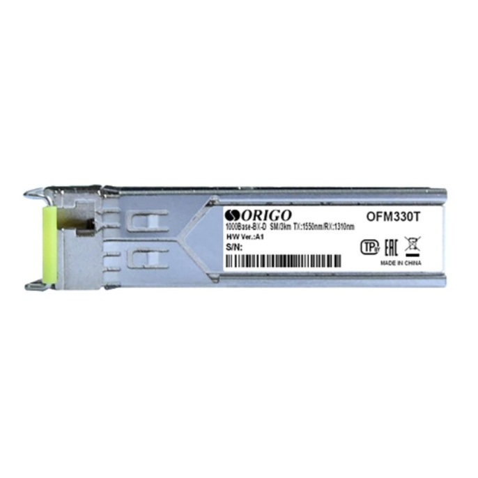 ORIGO OFM330T/3KM/A1A WDM SFP-трансивер, 1000Base-BX-D Simplex SC , TX: 1550нм, RX: 1310нм, одномод, до 3км