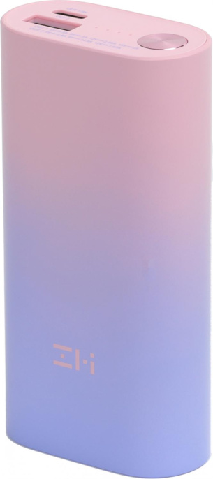 Внешний аккумулятор (Power Bank) ZMI PowerBank QB818,  10000мAч,  розовый/фиолетовый [qb818 color]
