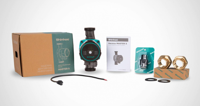 Насос циркуляционный SHINHOO Master S 32-6 180,  поверхностный