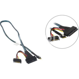 Кабель LR-LINK SFF-8654 4i/SFF-8639-0.8M LM3SL019-SD-R