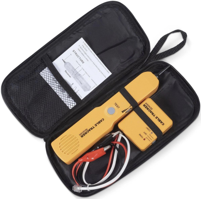 Cabeus HT-461 Тон-генератор с крокодильчиками и телефонным разъемом