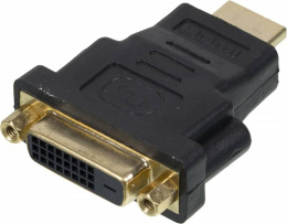 Переходник NingBo HDMI (m) -  DVI-D (f),  черный [cab nin hdmi(m)/dvi-d(f)]