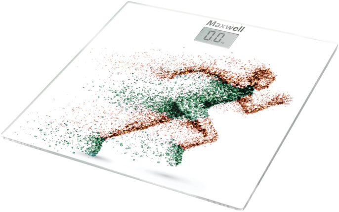 Напольные весы Maxwell MW-2667, до 150кг, цвет: белый