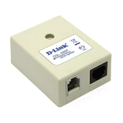 Разветвитель D-Link DSL-39SP ADSL Splitter (AnnexB, вход 1xRJ-11, выход 2xRJ-11)
