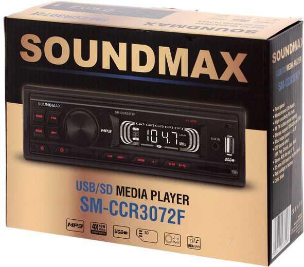 Автомагнитола Soundmax SM-CCR3072F