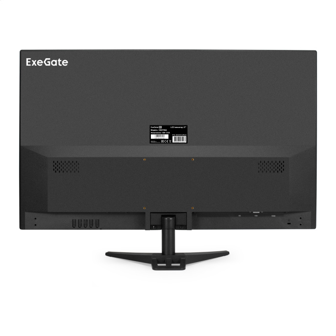 Монитор 27" ExeGate EB2700A EX297312RUS (VA LED Grade A+, FHD, 1920x1080@75Гц, 16:9, 200cd/m2, 3000:1, 178°/178°, 5ms, D-Sub, HDMI, Flicker-free, кабель HDMI 1.5м, VESA, регулировка наклона (tilt), черный)