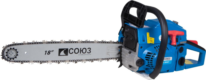 Бензопила Союз ПТС-99452Т 2350Вт 3.2л.с. дл.шины:18" 45cm