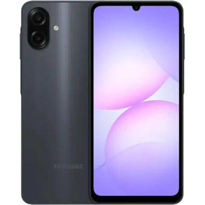 6.7" Смартфон Samsung Galaxy A07 4/64Gb,  SM-A075F,  IPS,  90Гц,  5000мAч,  черный