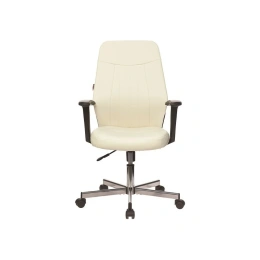 Кресло Easy Chair VBEChair-224 DSL PPU кожзам, бежевый OR-10, хром 979627