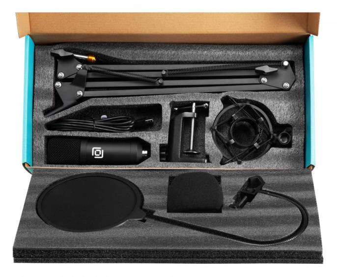 Микрофон Oklick SM-700G,  черный [1456135]