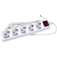 Удлинитель Navigator, NPE-S-05-500-ESC-3x0.75, с/з, с выключателем, 5 гнезд, 5м 71558