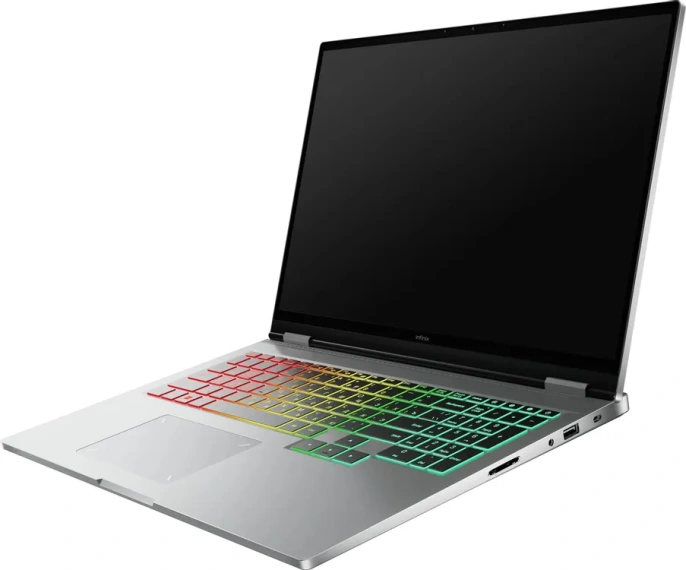Ноутбук игровой INFINIX GTBook GL614 16", 2026, IPS, Intel Core i7 13620H 2.4ГГц, 10-ядерный, 16ГБ LPDDR5, 1ТБ SSD,  NVIDIA GeForce  RTX 5060 для ноутбуков - 8 ГБ, Windows 11 Home, серебристый 710050