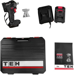 Гайковерт TEH LW420N-1B (мах крутящий момент: 420 нм, три режима работы, патрон: 1/2 дюйма с отверстием и фрикционным кольцом, комплектация: акб 4ач, зу, кейс)