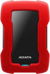 Жесткий диск внешний ADATA HD330 AHD330-1TU31-CRD 1TB 2.5" USB 3.1, LED Indicator, Shock Sensor Protection, Win/Mac/Linux, Red, RTL {20}, (465481)