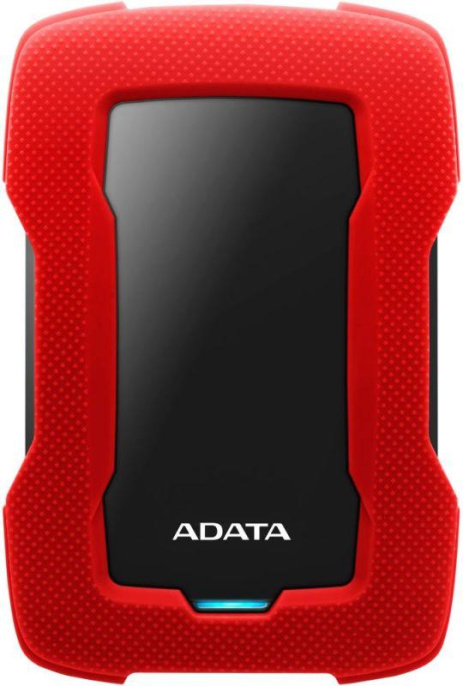 Жесткий диск внешний ADATA HD330 AHD330-1TU31-CRD 1TB 2.5" USB 3.1, LED Indicator, Shock Sensor Protection, Win/Mac/Linux, Red, RTL {20}, (465481)