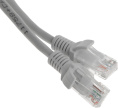 Патч-корд PREMIER PP12-0.5M литой (molded), UTP, кат.5E, 0.5м, 4 пары, 26AWG,  алюминий омедненный,  многожильный,  серый