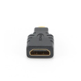 Gembird Переходник HDMI-microHDMI 19F/19M, золотые разъемы, пакет [A-HDMI-FD]