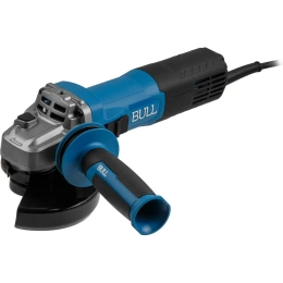 Одноручная угловая шлифмашина BULL WS 1210 в кор. 125 мм, 1000 Вт, плавный пуск, константная электроника 1333511