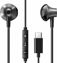 Проводные наушники UGREEN EP106 35756 Wired Earphones Type-C. Цвет: черный (35756_)