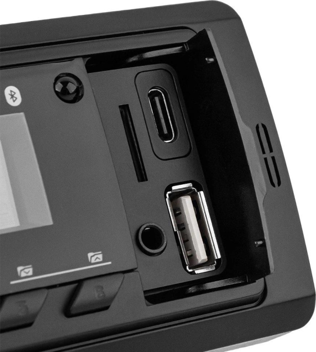 Автомагнитола ACV AVS-401UBW 1DIN 4x50Вт v5.0 USB 2.0 AUX 1.3" 2 RDS 43343