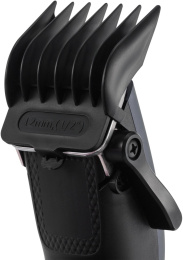 Машинка для стрижки Polaris PHC 0954 синий/черный 9Вт насадок в компл:4шт