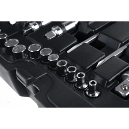 Набор инструментов Inforce 120 предметов 1/2" & 3/8" & 1/4", Сталь Cr-V, Профессиональный, 06-07-20