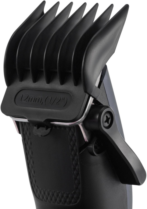 Машинка для стрижки Polaris PHC 0954 синий/черный 9Вт насадок в компл:4шт