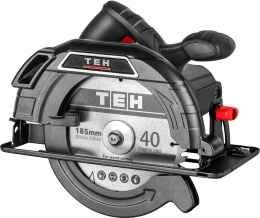 Дисковая (циркулярная) пила TEH TC18515 (мощность: 1300 Вт, диаметр диска: 185 мм, посадка: 20 мм, мах глубина реза: 65 мм)