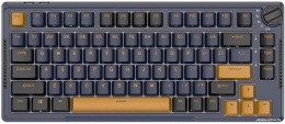 Клавиатура Royal Kludge RK-H81 Star Night черный/коричневый, механическая, USB/2.4 GHz/Bluetoоth, подсветка RGB, горячая замена клавиш, Sky Cyan свичи