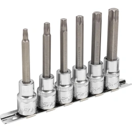Набор головок-бит Torx 6-гранных (6 шт; 1/2") Forsage F-40913L(46626)