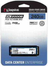 SSD накопитель Kingston DC2000B 240ГБ, M.2 2280, PCIe 4.0 x4, NVMe, M.2 [sedc2000bm8/240g]