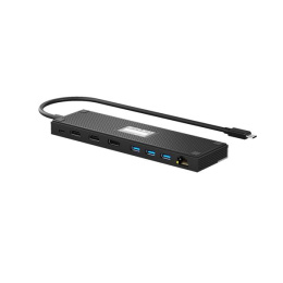 док-станция Docking Station WAVLINK USB-C Triple Display /85W PowerDelivery/2xUSB3.0/2xUSB2.0/1xUSB C/1xDP/2xHDMI/1xGigabit LAN/1xAudio In/Out/1xSD/Micro SD CardReader WL-UMD08