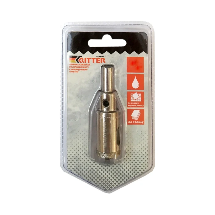 Коронка алмазная Eco по стеклу и керамограниту 8 мм RITTER PS22305081