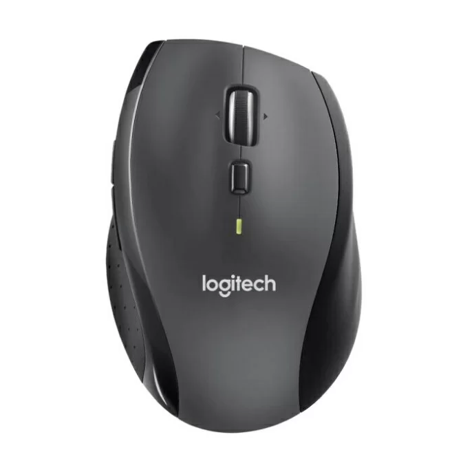 Logitech Мышь беспроводная M705, лазерная, 1000 dpi, USB, серый/чёрный.