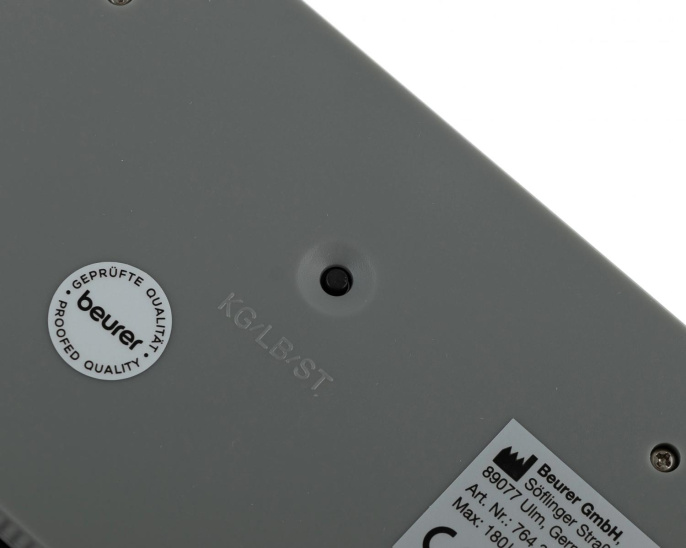 Напольные весы BEURER BG21, до 180кг, цвет: черный [764.30]