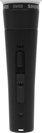 Микрофон проводной Shure SM58SE черный/серебристый