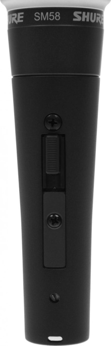 Микрофон проводной Shure SM58SE черный/серебристый