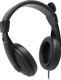RAPOO Гарнитура проводная H150S, цвет - черный 12028