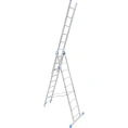Алюминиевая трехсекционная лестница LadderBel 9 ступеней LS309
