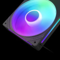 Кулер для корпуса ПК/ Case Cooler NZXT F360 RGB Core 120x120x25mm, 4-pin PWM, RGB, 75.12CFM, 30dBA, 2400RPM, Black, Single-Frame RGB Fan Unit (RF-U36HF-B1)