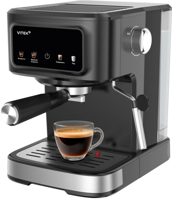 Кофеварка рожковая Vitek Gracia VT-CME1502 1100Вт черный