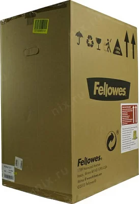 Шредер Fellowes AutoMax 350C с автоподачей (секр.P-4) фрагменты 350лист. 68лтр. скрепки скобы пл.карты CD