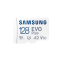 Micro SecureDigital 128GB Samsung Class 10 Evo Plus A2 V30 UHS-I R/W 90/160 MB/s + SD адаптер [MB-MC128SA/APC]
