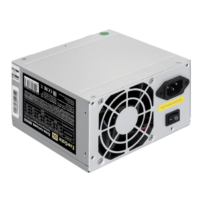 Блок питания 450W ExeGate AB450 ATX, 8cm fan, 24pin, 4+4 pin, PCI-E, 3xSATA, 2xIDE EX219184RUS