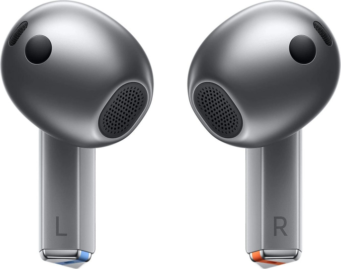 Гарнитура вкладыши Samsung Galaxy Buds 3 серебристый беспроводные bluetooth в ушной раковине SM-R530NZAACIS