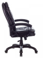 Кресло руководителя Бюрократ CH-868N, экокожа, до 120кг, черный